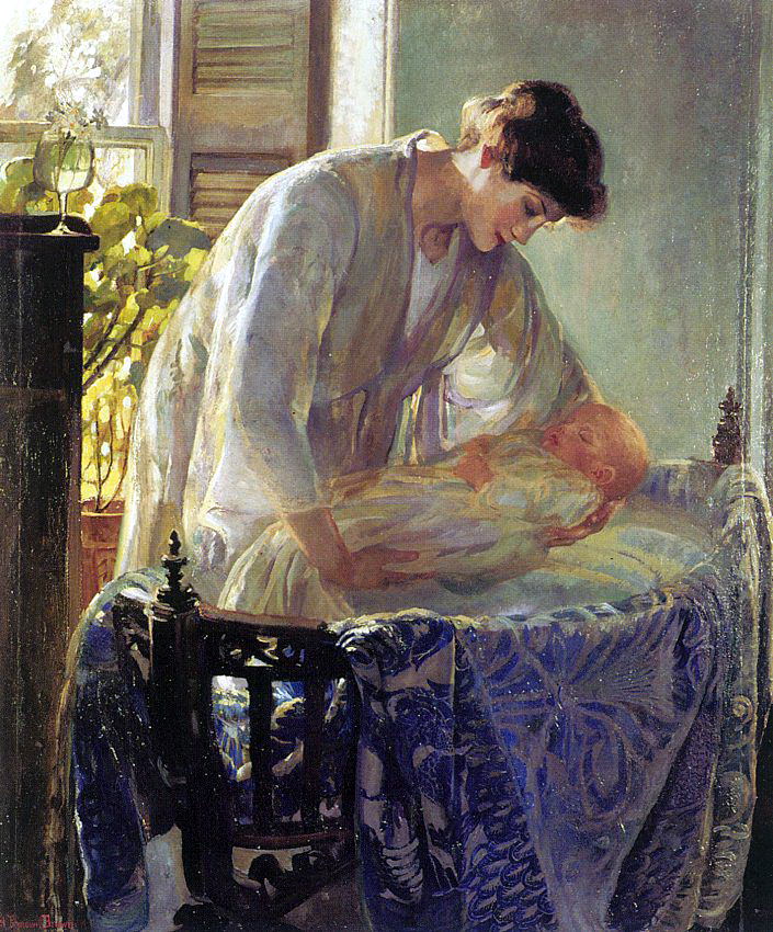 Этель Пенневилл Браун Лич (1878−1959) «Мать с младенцем»